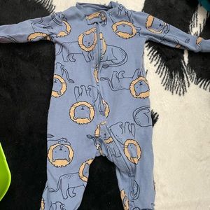 Lion carters zip up pajamas